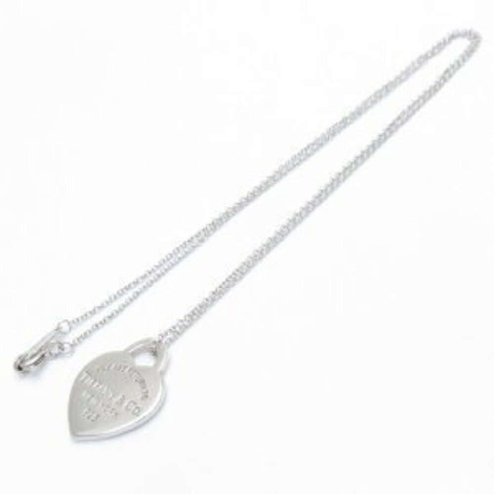 Tiffany Co to Heart Pendant Necklace Sterling Silver - Picture 3 of 6